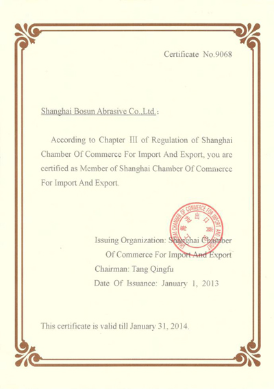 Mitglied von SCC für den Import und Export